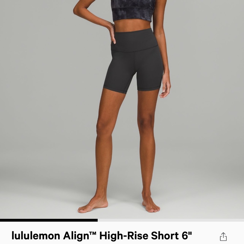 lululemon Align™ High-Rise Short 6" size 8